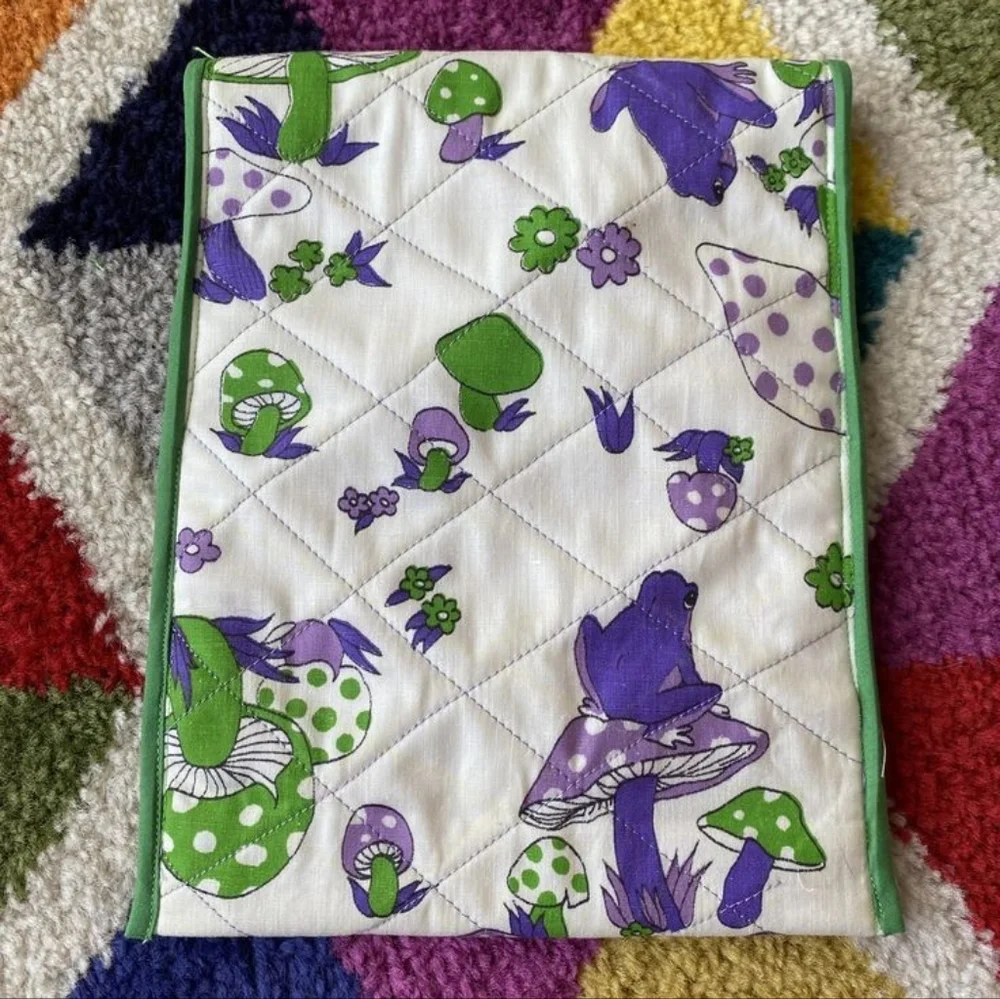 Foggy in Wonderland Kindle E-Reader Bag Vintage Mushroom Case Protector